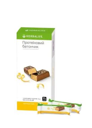 Протеиновые батончики со вкусом лимона гербалайф