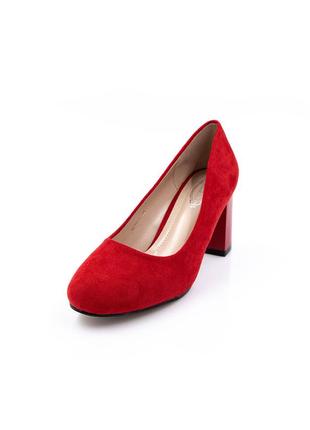Елегентні червоні туфлі на підборах3 фото