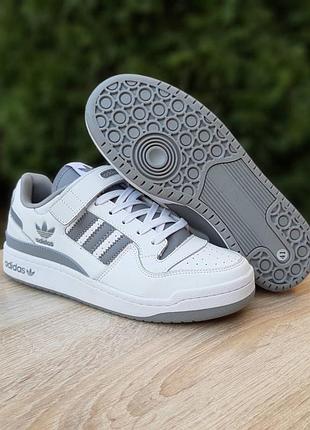 Шикарні стильні чоловічі кросівки "adidas forum low"