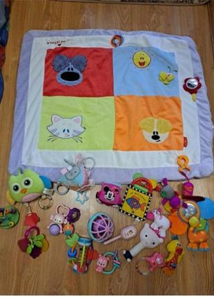 Детский коврик с игрушками для малышей3 фото