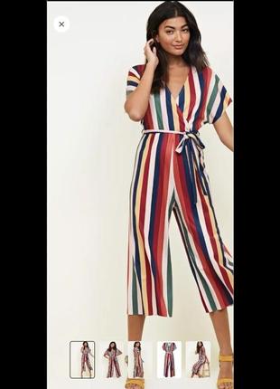Комбинезон кюлоты в полоску