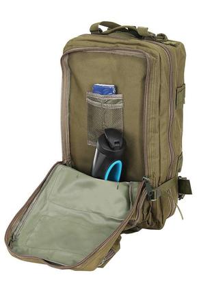 Тактический военный рюкзак для выживания 38 л зеленый trizand 89208 фото