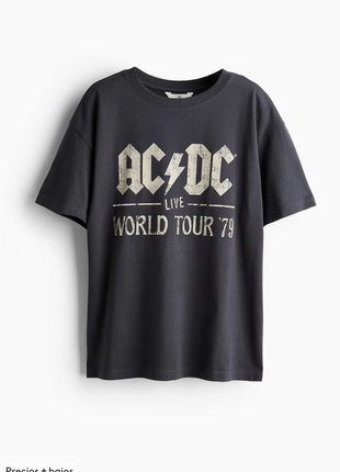 Бавовняні футболки oversize ac/dc nirvana