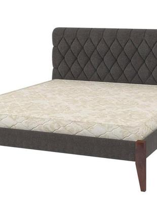 Двоспальне ліжко ismart венеція тк горіх лісовий + аляска 96 160х190 см (dmbg-1481)