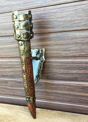 Уникальный светильник в средневековом стиле ручной работы в виде факела