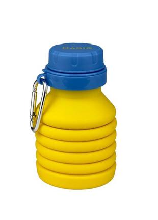 Пляшка для води складана magio mg-1043y 450 мл2 фото