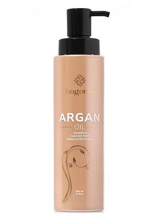 Шампунь для волосся з аргановою олією bogenia 400 мл