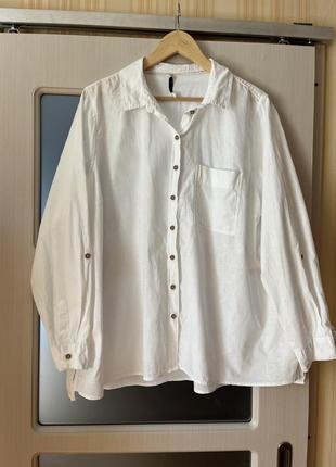 Біля лляна сорочка george