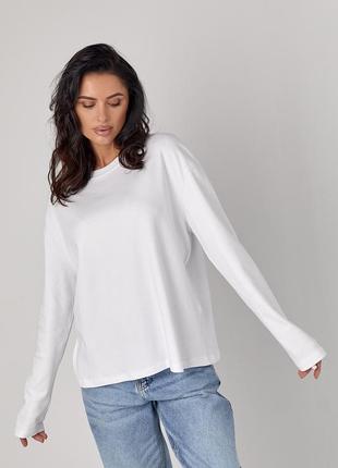 Трикотажная женская кофта в стиле oversize