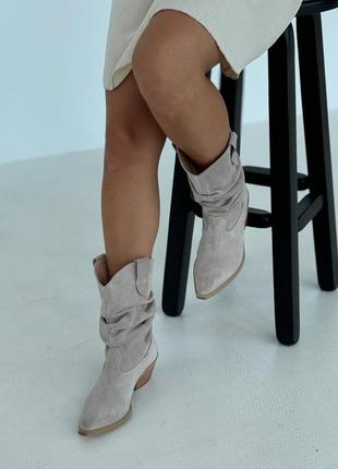 Чоботи козаки з натуральної замші