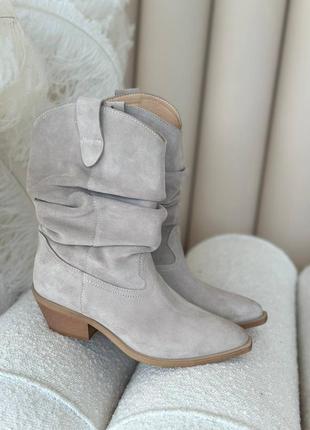 Чоботи козаки з натуральної замші