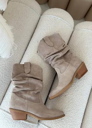 Чоботи козаки з натуральної замші