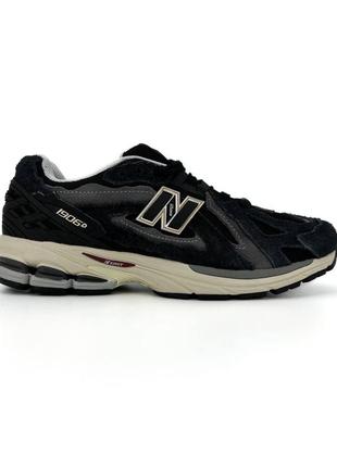 Кроссовки new balance 1906d protection pack black grey beige