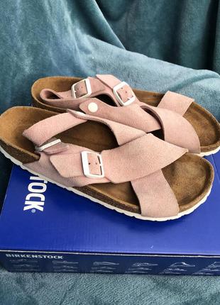#b4  босоніжки birkenstock tulum. замша оригінал.