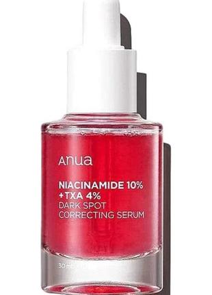 Осветляющий серум anua niacinamide 10% + txa 4% dark spot correcting serum 30 мл