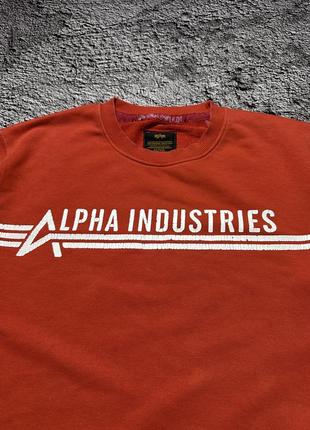 Свитшот alpha industries3 фото