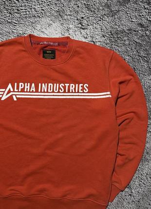 Свитшот alpha industries1 фото