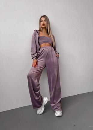 Велюровий костюм двійка