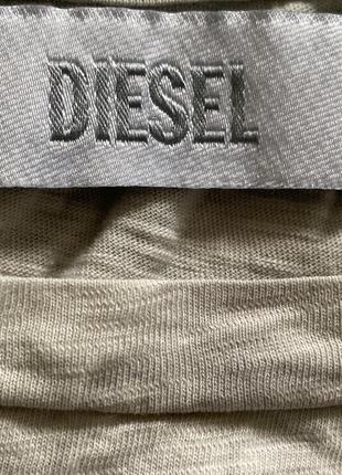 Бавовняна дизайнерська майка футболка diesel m італія4 фото