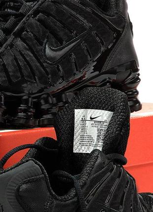 Топ! чоловічі кросівки nike shox black8 фото