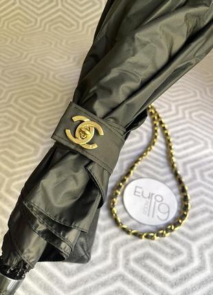 Черный зонт зонтик в сумке чехле