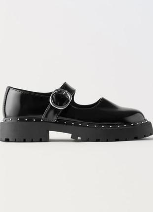 Туфлі zara 36 розмір чорні дівчинка