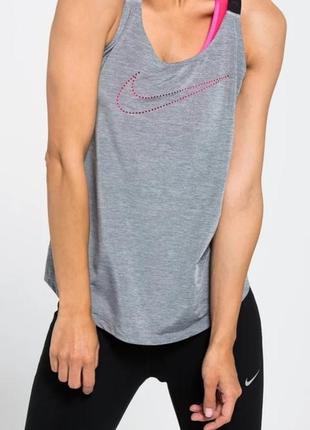 Майка nike elastika keyhole veneer tank top