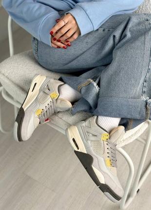 Air jordan 4 retro “photon dust”6 фото