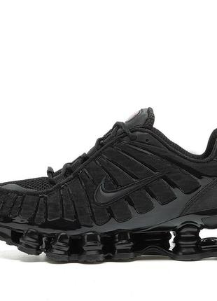 Топ! женские кроссовки nike shox black10 фото