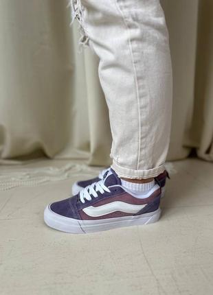 Кросівки vans knu skool pink lilac