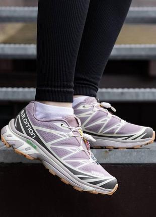 Кроссовки salomon s lab xt-6 pink beige1 фото