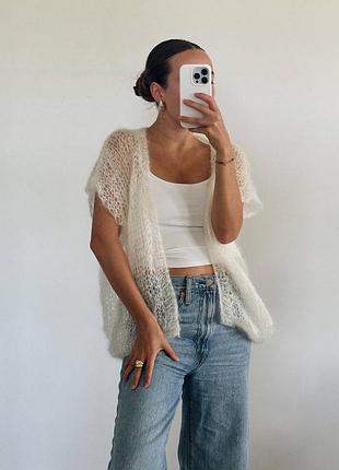 Легкий кардиган-павутинка