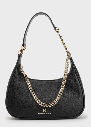 Черная сумка michael kors с фирменным декором 🔥sale🔥