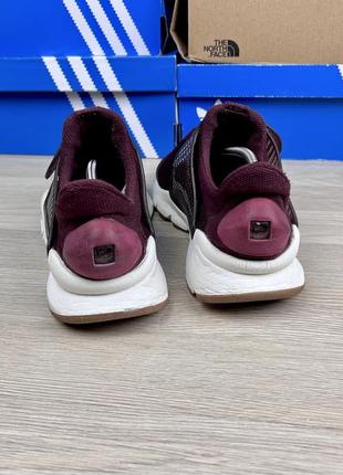 Кроссовки nike sock dart night maroon сеточка беговые 394 фото