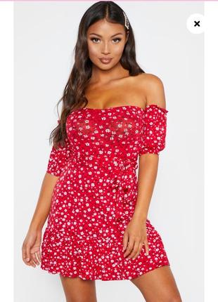 Сукня в квітковий принт prettylittlething