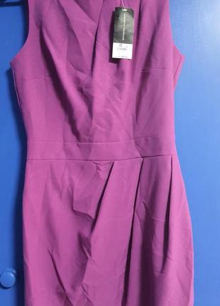 Платье фуксия офисное, платье карандаш фиолетовое, сиреневое платье, платье с бирками...
