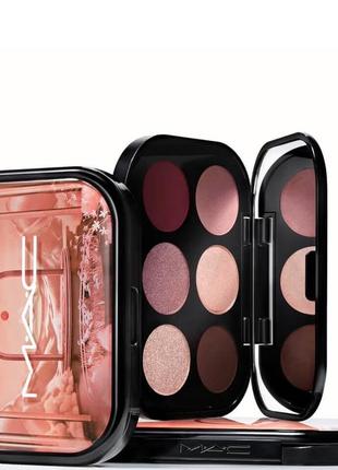 Палетка тіней для очей mac cosmetics connect in colour eye shadow palette