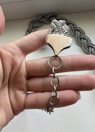 Металлический пояс косичка 🎁 акция 1+1=3 🎁