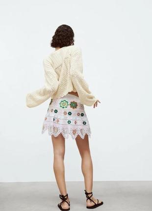 Спідниця шорти zara ,вишита спідниця zara3 фото