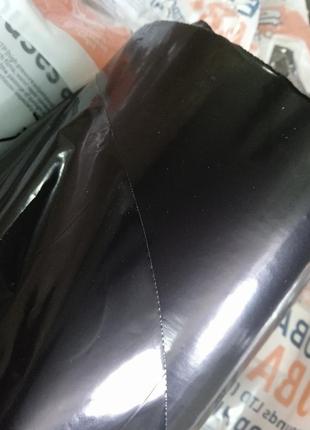 Плівка 30 мкм 0.7 м*500м shadow чорна для мульчування та будівництва2 фото