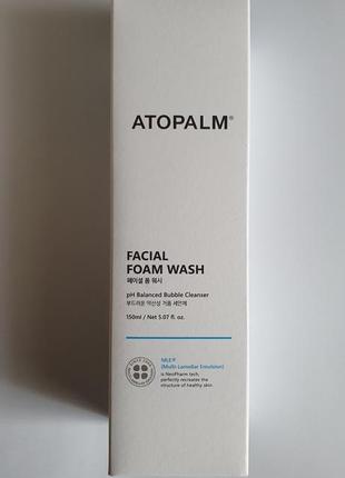 Пінка для вмивання atopalm facial foam wash 150 мл