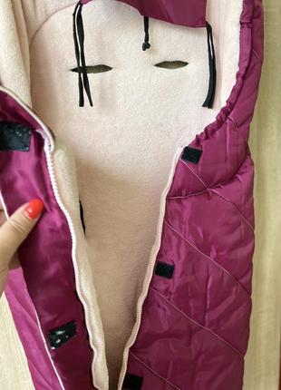 Теплый чехол в коляску или на санки