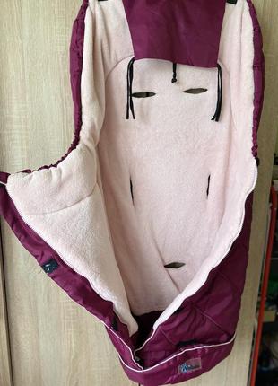 Теплый чехол в коляску или на санки