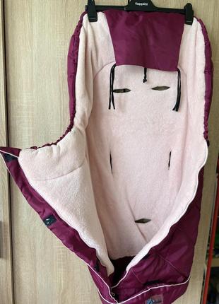 Теплый чехол в коляску или на санки