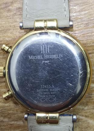 Michel herbeli наручные часы с хронографом.2 фото