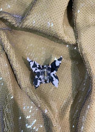 Крабик заколка "бабочка" для волос