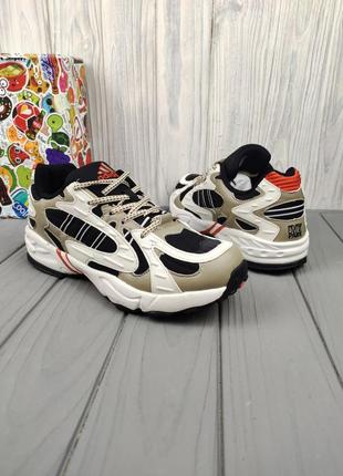 Чоловічі кросівки adidas ivy park white black haki4 фото