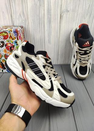 Чоловічі кросівки adidas ivy park white black haki6 фото