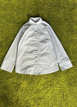 Сорочка ніжно блакитного кольору Polo Ralph Lauren Niebieski melanżowy T-shirt z logo