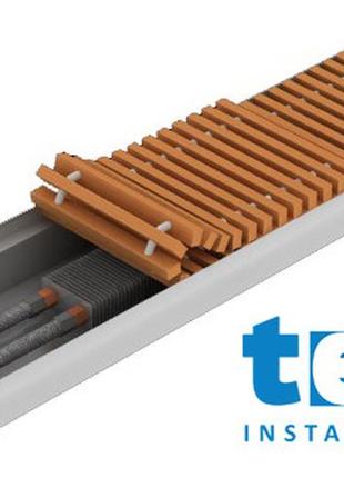 Внутрипольный конвектор teplobrend е170mini 170x1750x75 естеств. конвекция